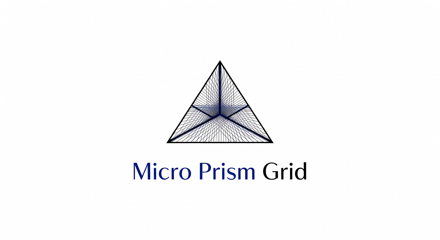 Micro Prism Grid Primary Logo